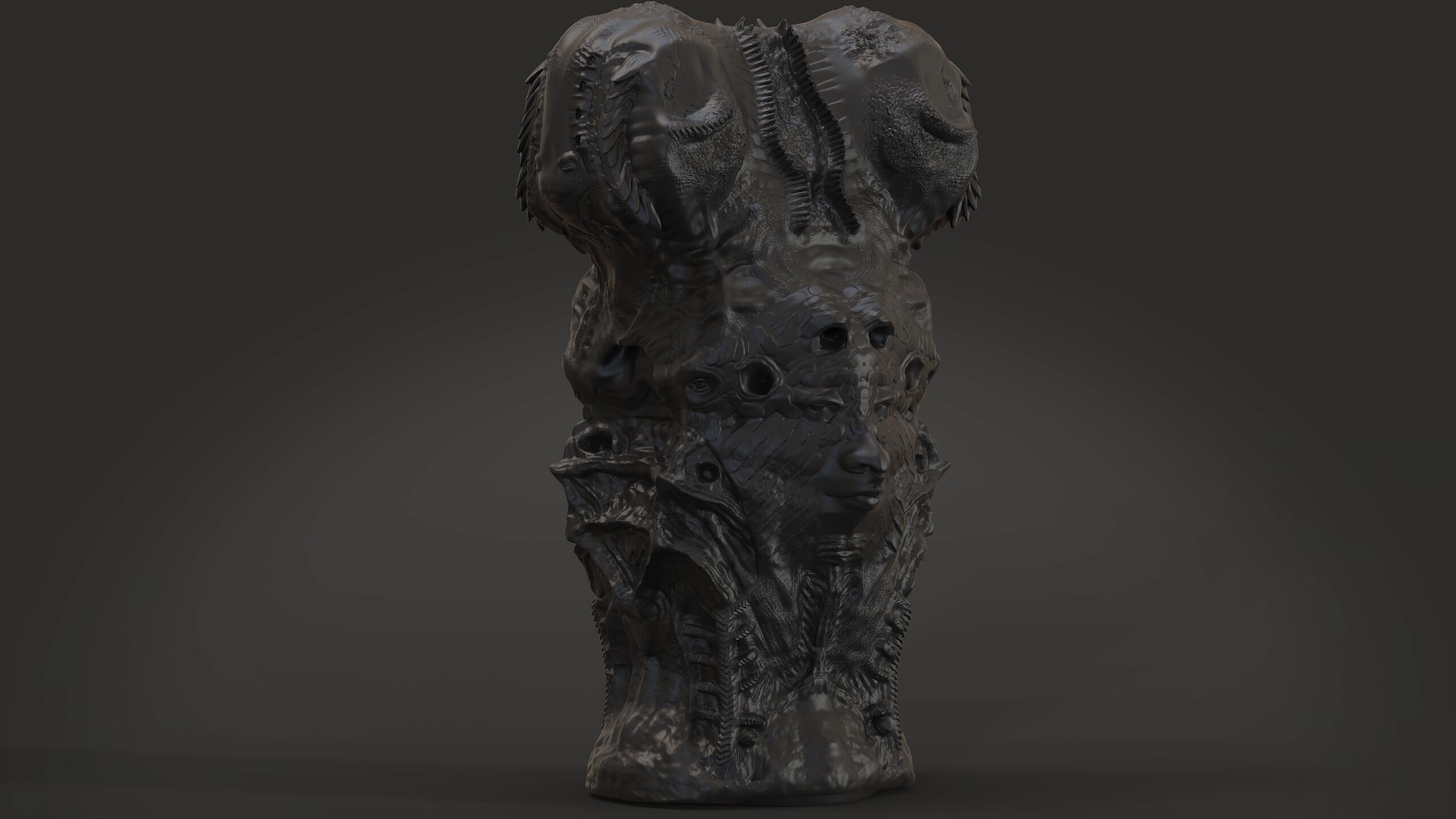hawai statue 3D print model_2