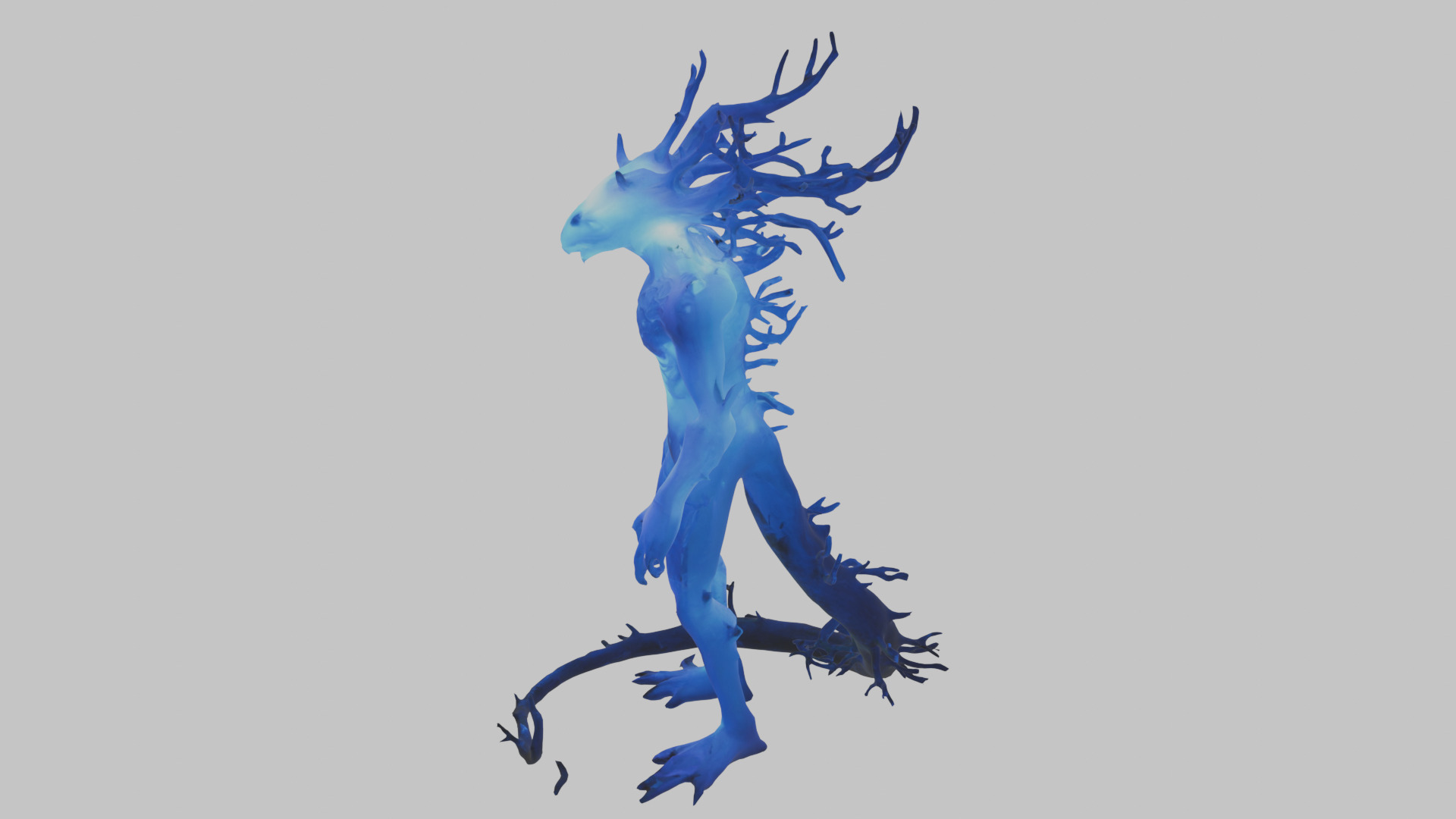 Halloween Glow in the Dark Low-poly 3D model_4