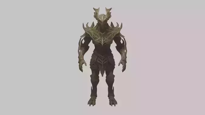Stylized Humanoid Character 3D Model