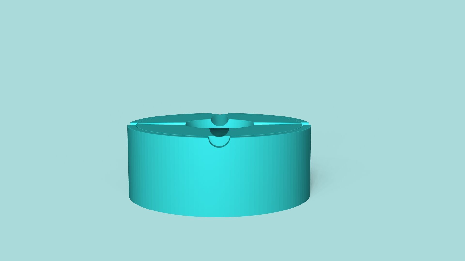 Simple Ashtray - Useful Decor Item Resin 3D print model_4