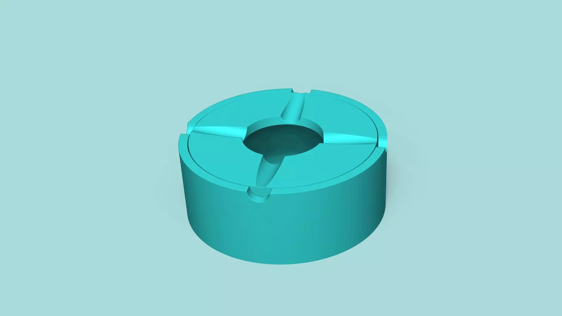 Simple Ashtray - Useful Decor Item Resin 3D print model_0
