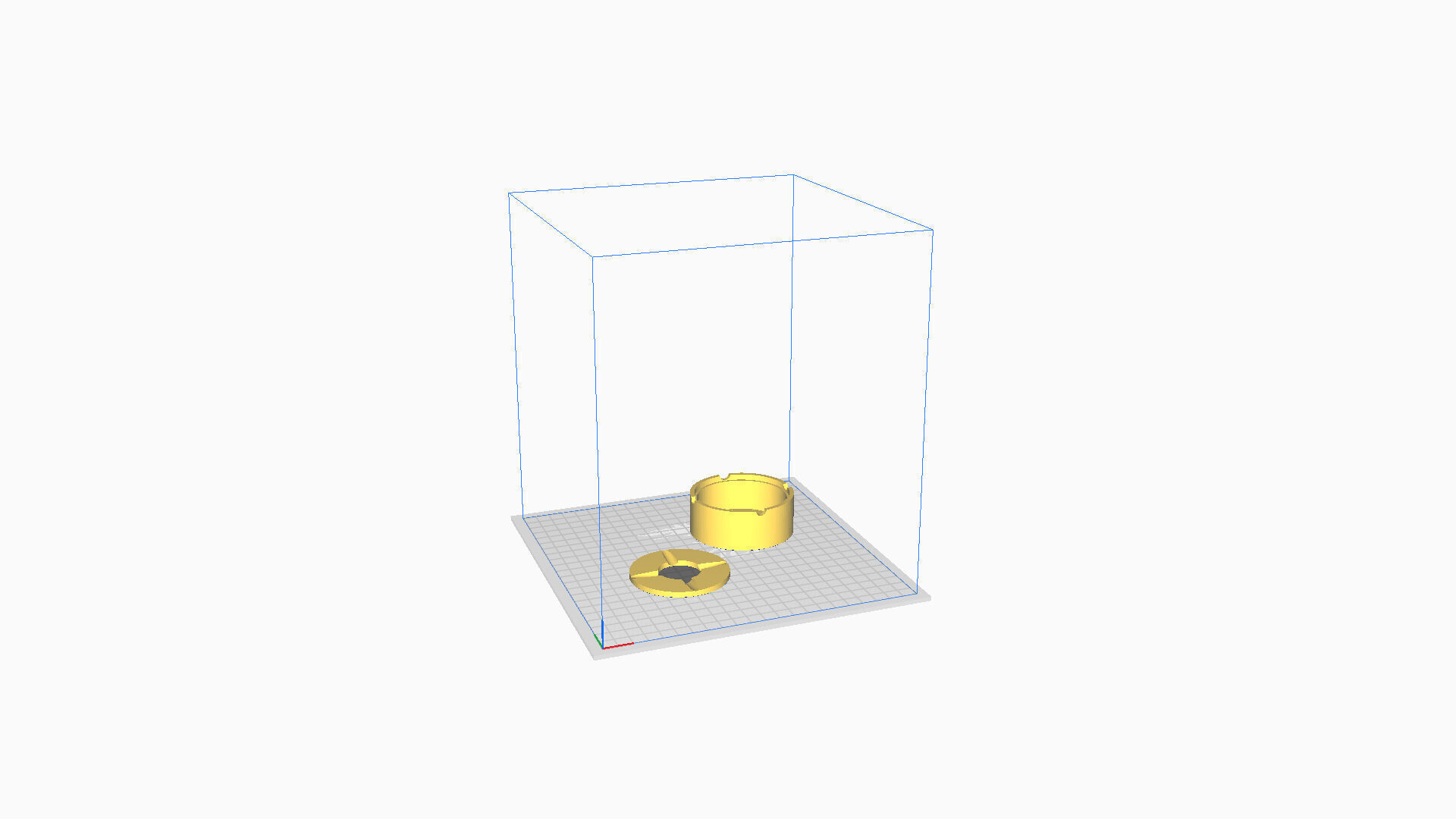 Simple Ashtray - Useful Decor Item Resin 3D print model_9