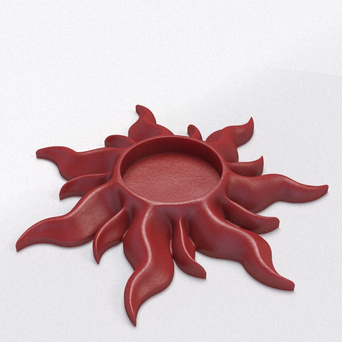 TANGLED SUN TEALIGHT HOLDER 3D print model_4