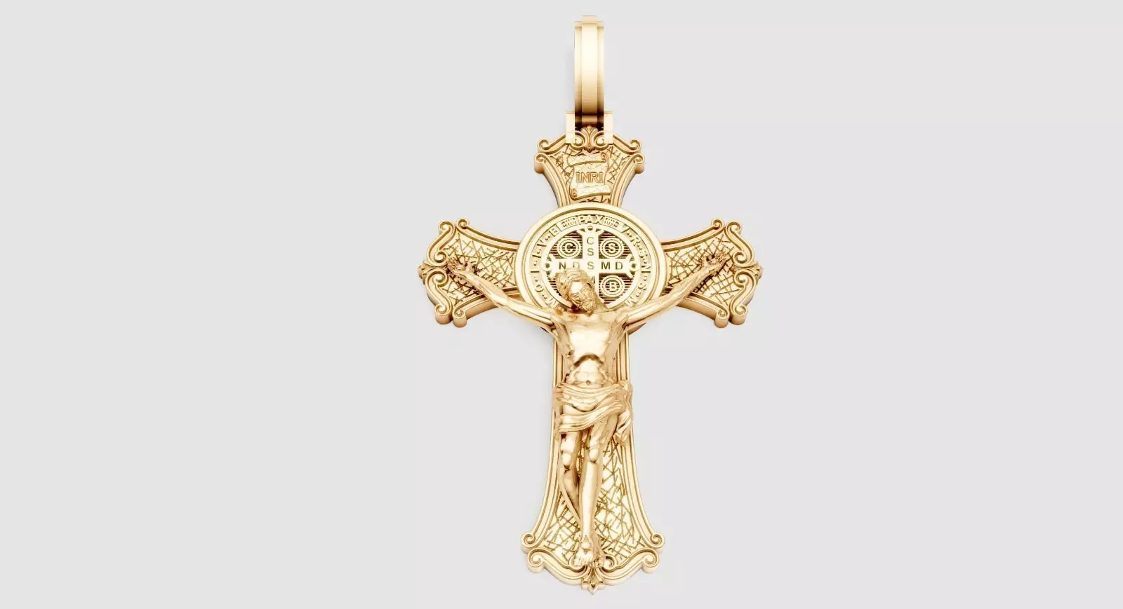 Jesus Cross 3D print model_0