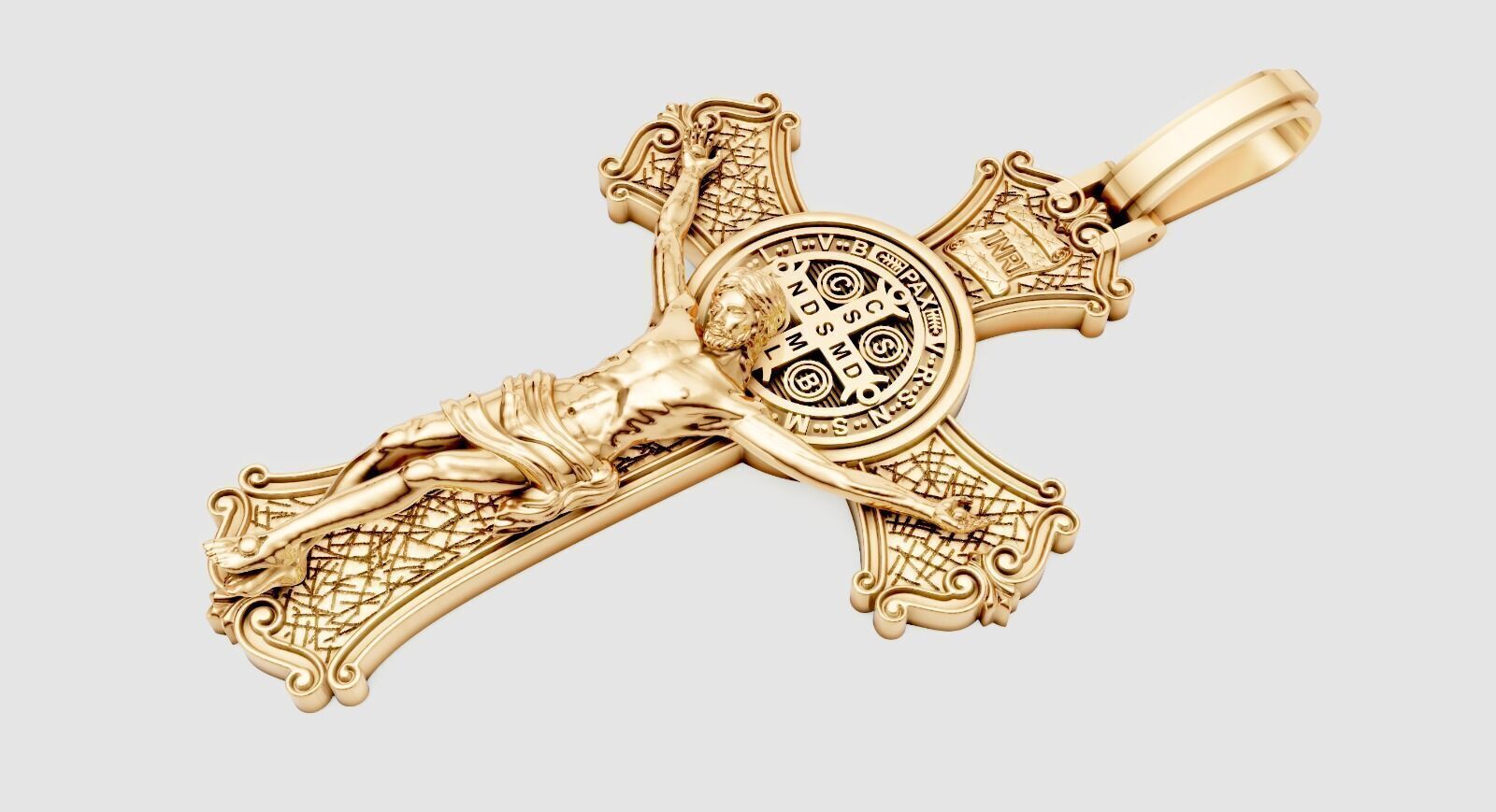 Jesus Cross 3D print model_1