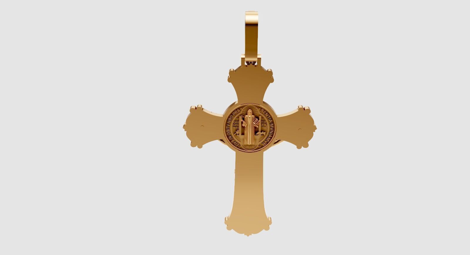 Jesus Cross 3D print model_3