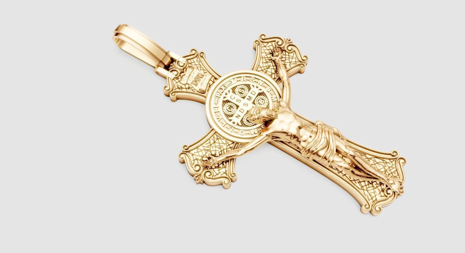 Jesus Cross 3D print model_2