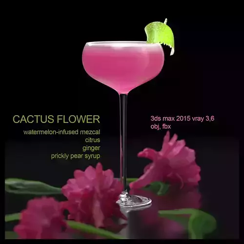 Cactus flower cocktail