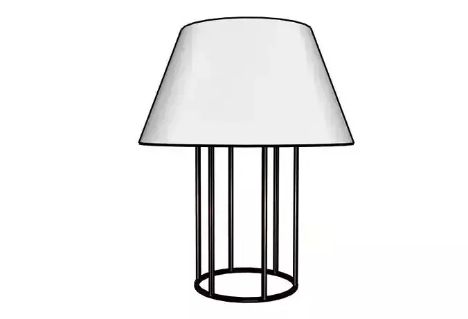 Sophie Table Lamp by Phoenix Day 3D model