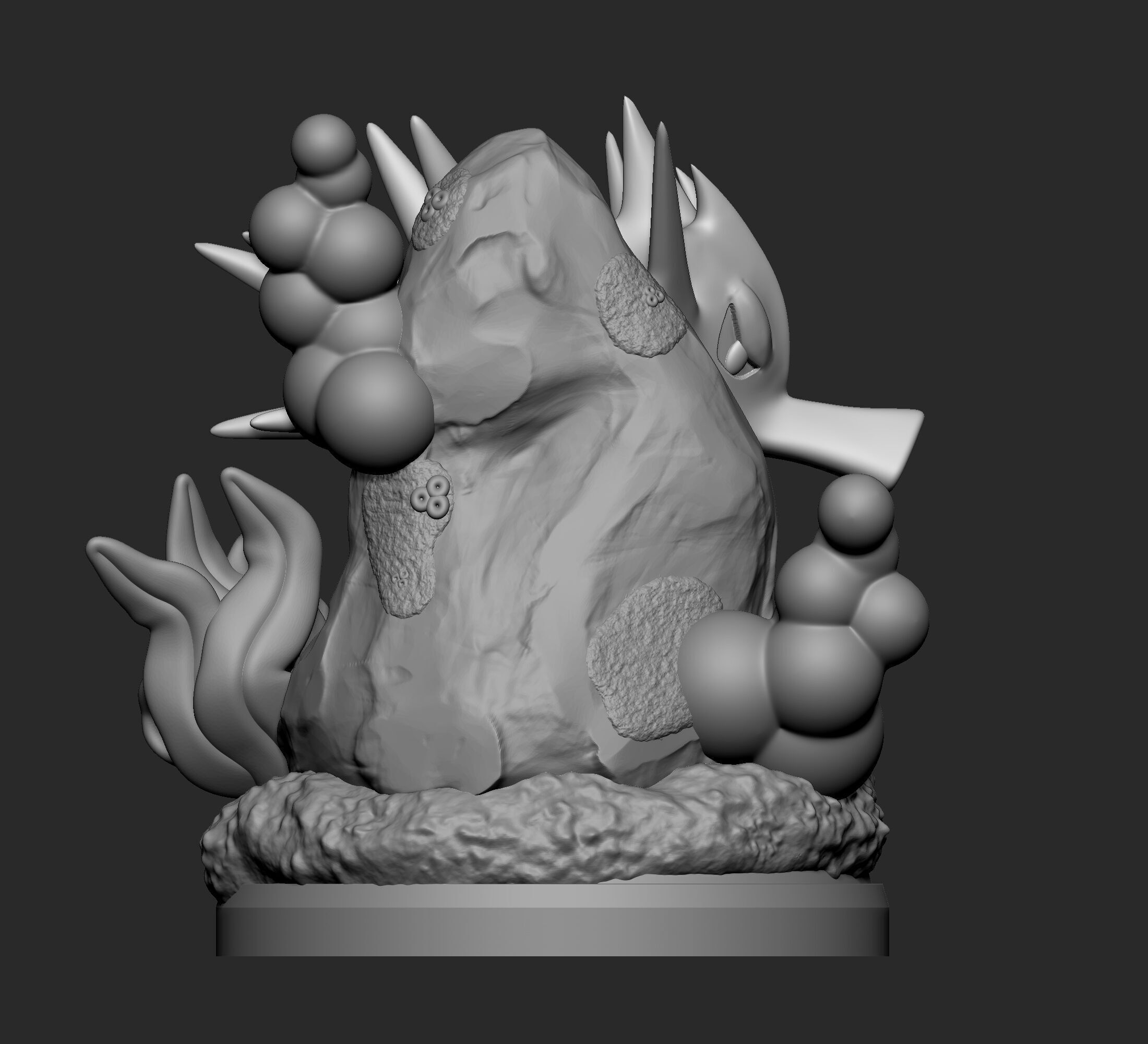 Pokemon - Seadra Figure 3D print model_6