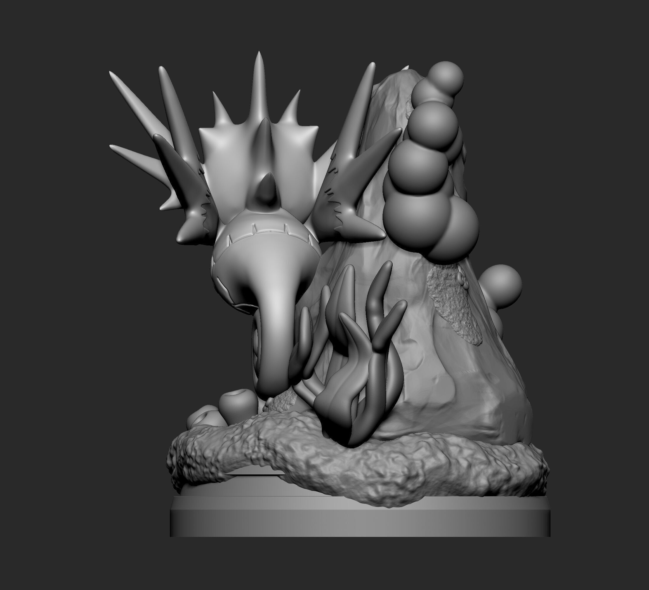 Pokemon - Seadra Figure 3D print model_7