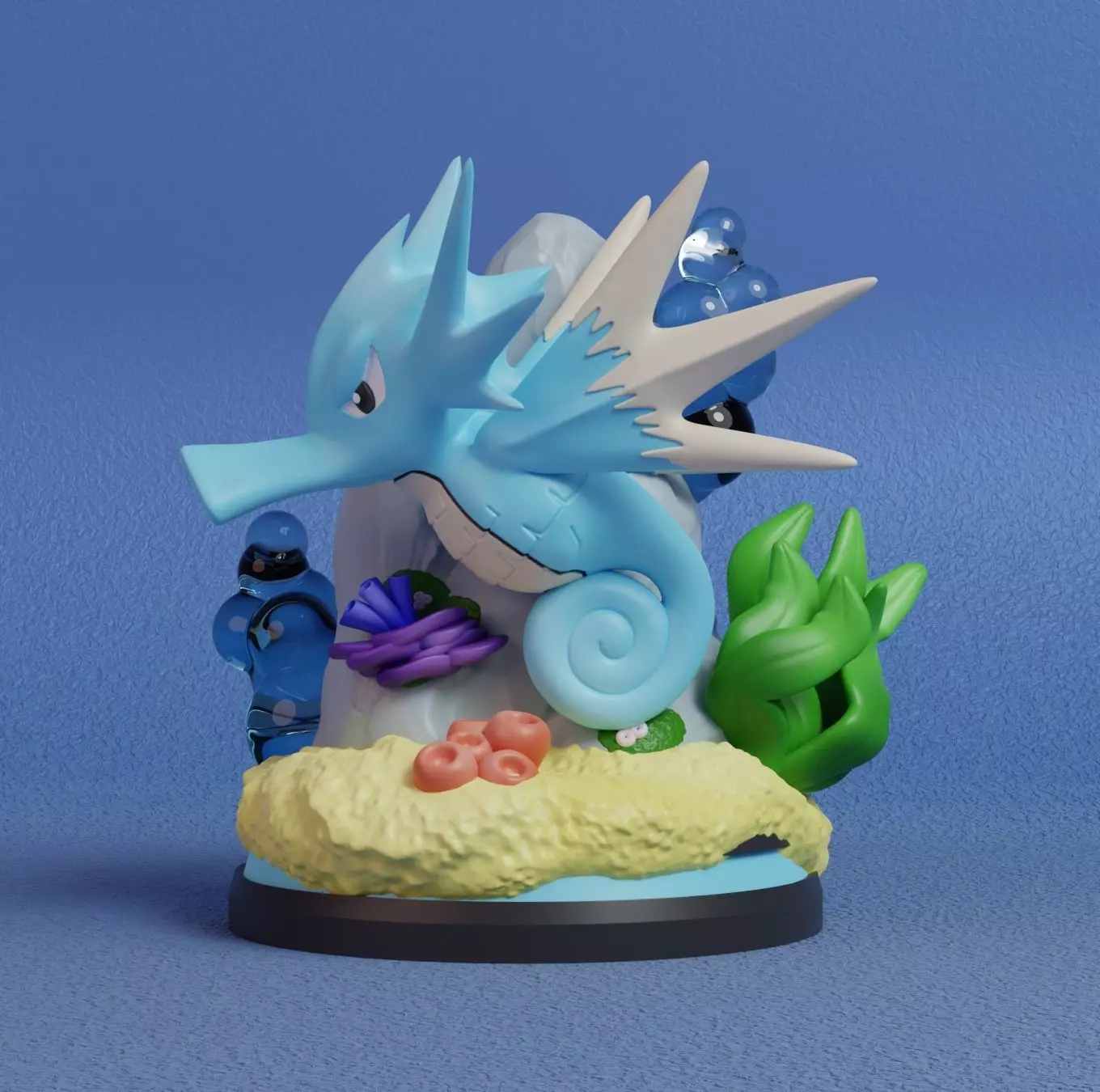 Pokemon - Seadra Figure 3D print model_0
