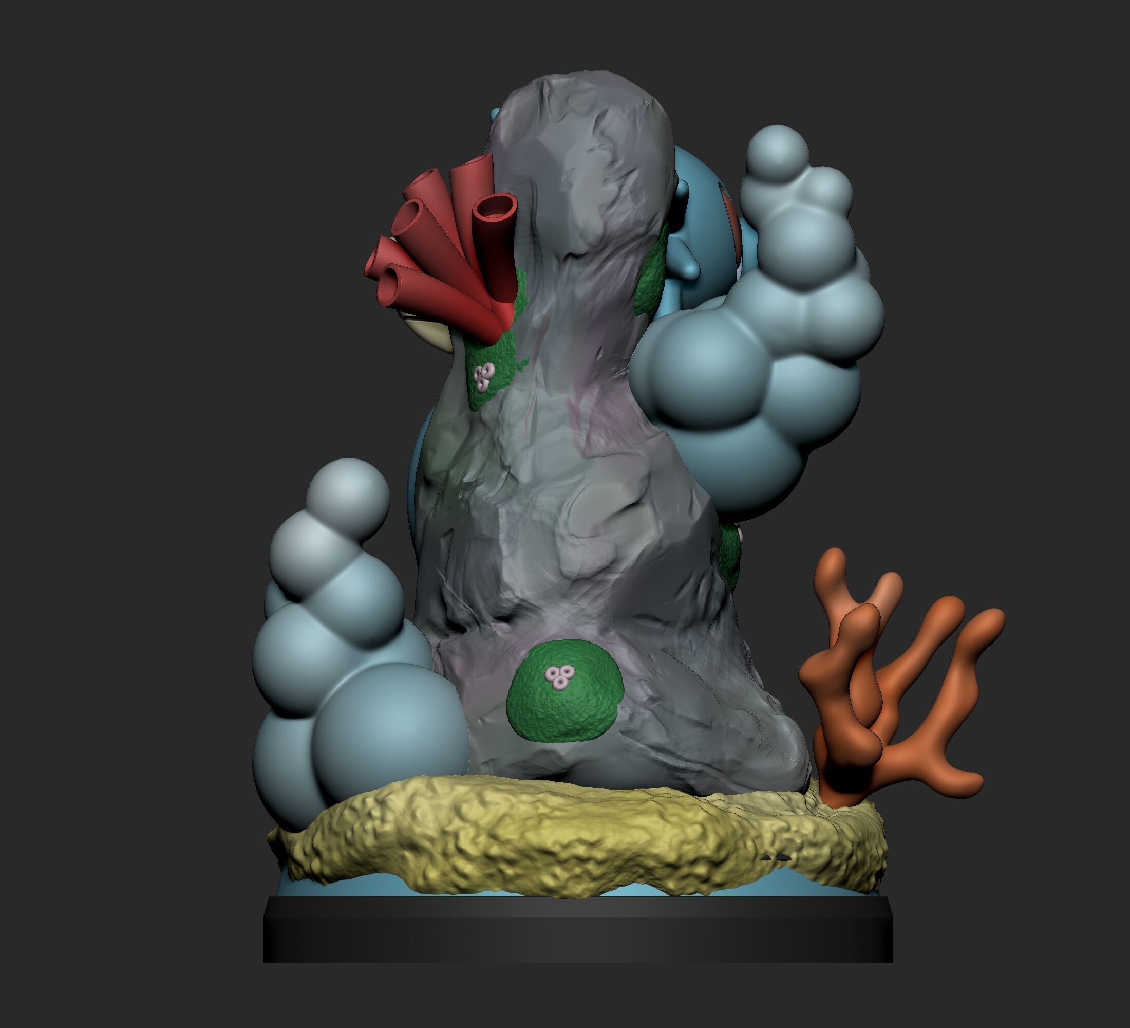 Pokemon - Horsea Seadra and Kingdra Figure 3D print model_4