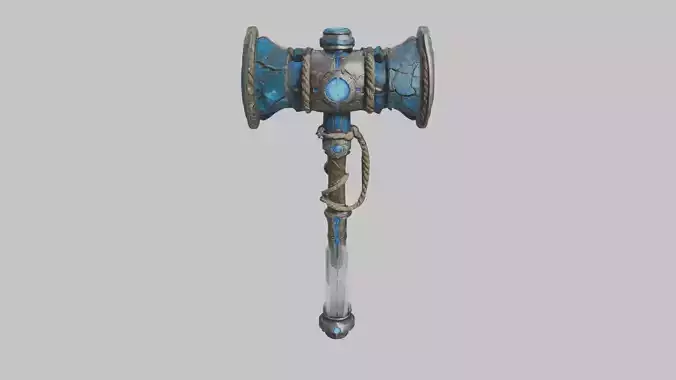  Weapon Futuristic Hammer