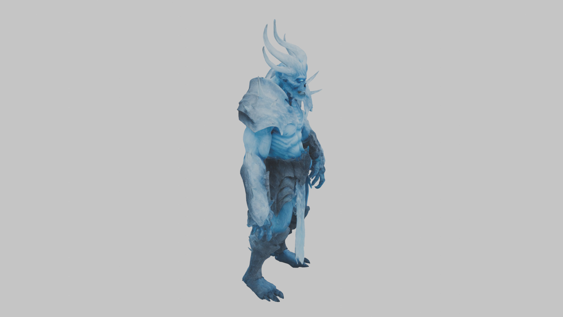 Fantasy Creature Monster Low-poly 3D model_10