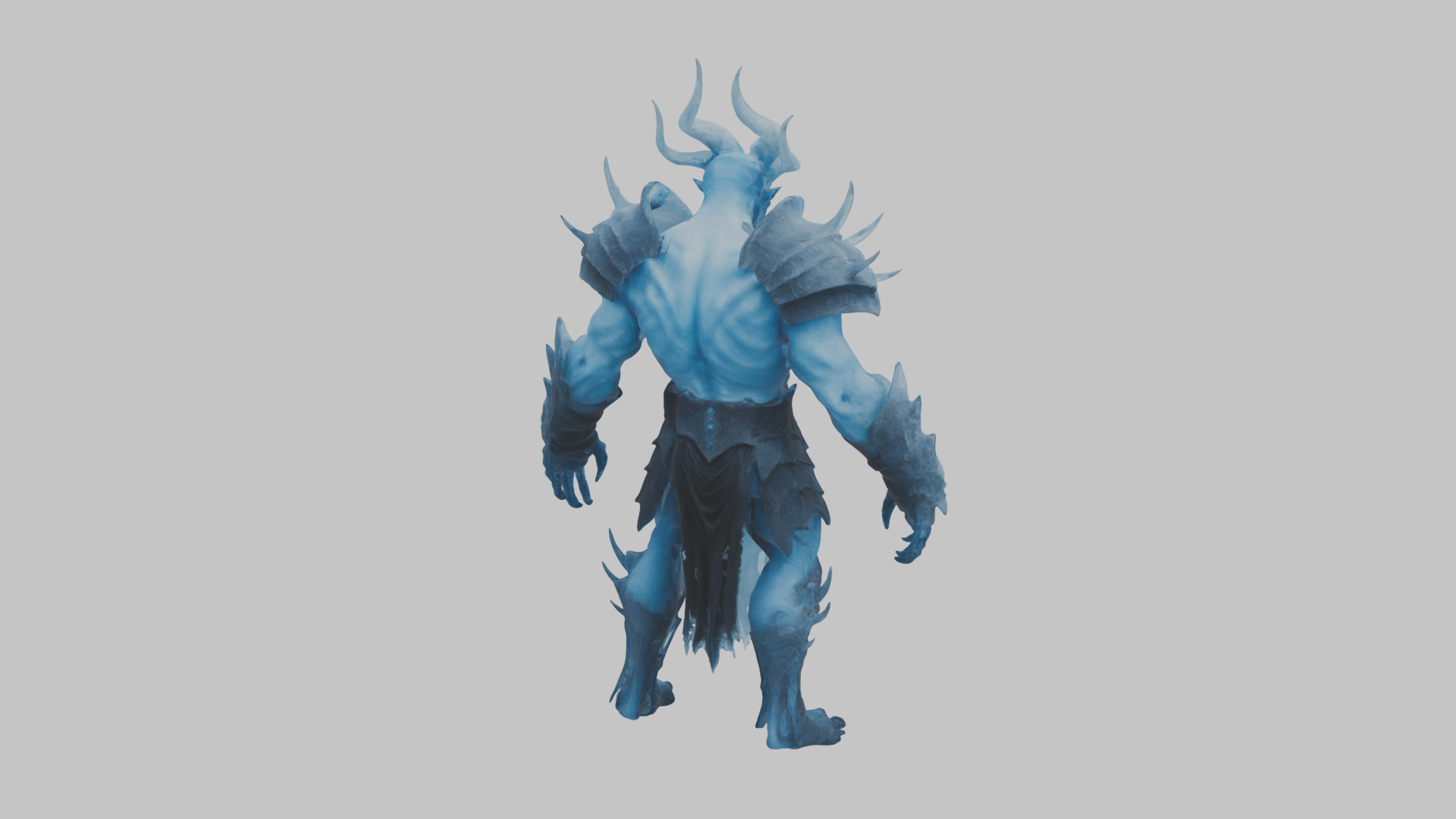 Fantasy Creature Monster Low-poly 3D model_14