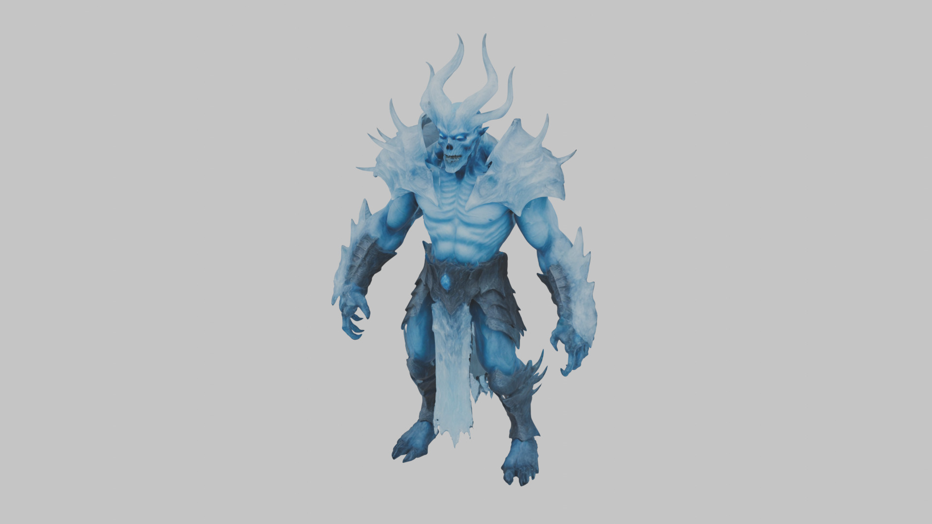 Fantasy Creature Monster Low-poly 3D model_7
