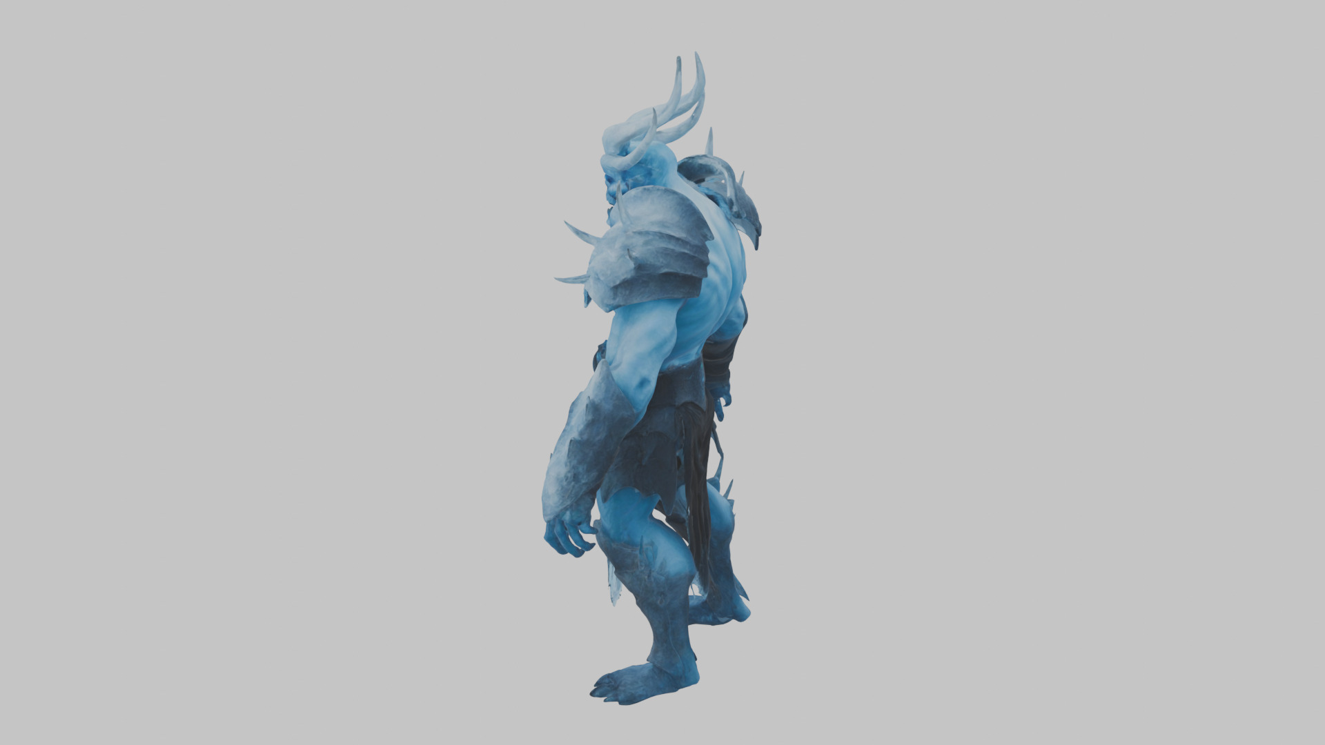 Fantasy Creature Monster Low-poly 3D model_3