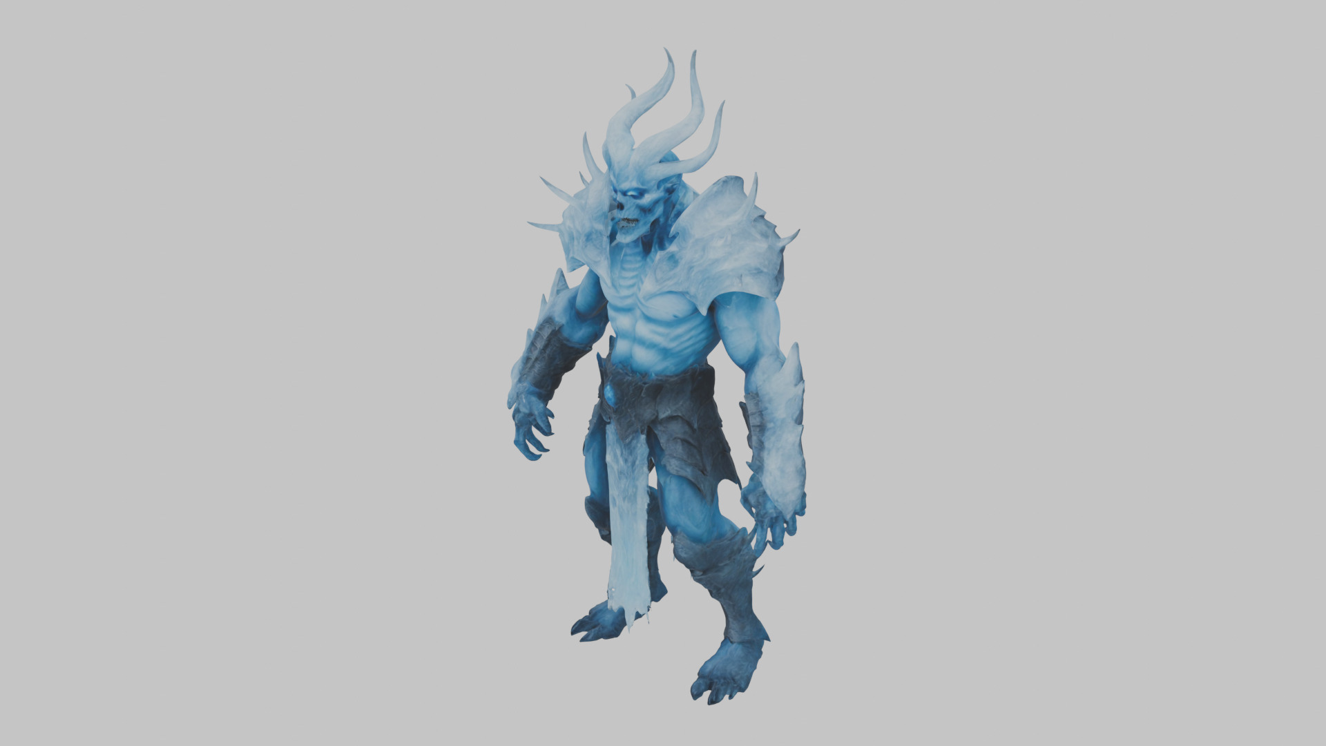 Fantasy Creature Monster Low-poly 3D model_6