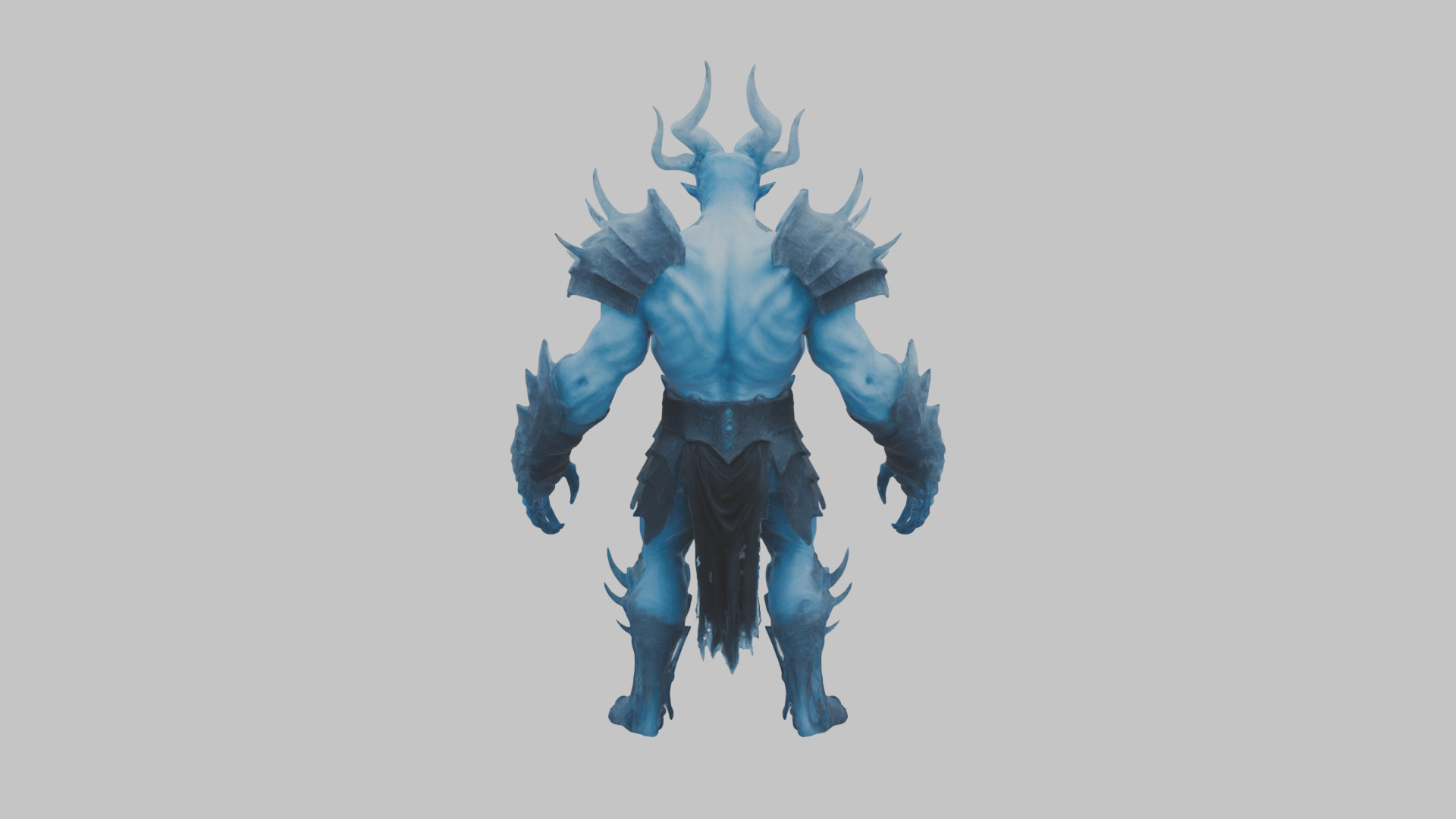 Fantasy Creature Monster Low-poly 3D model_15