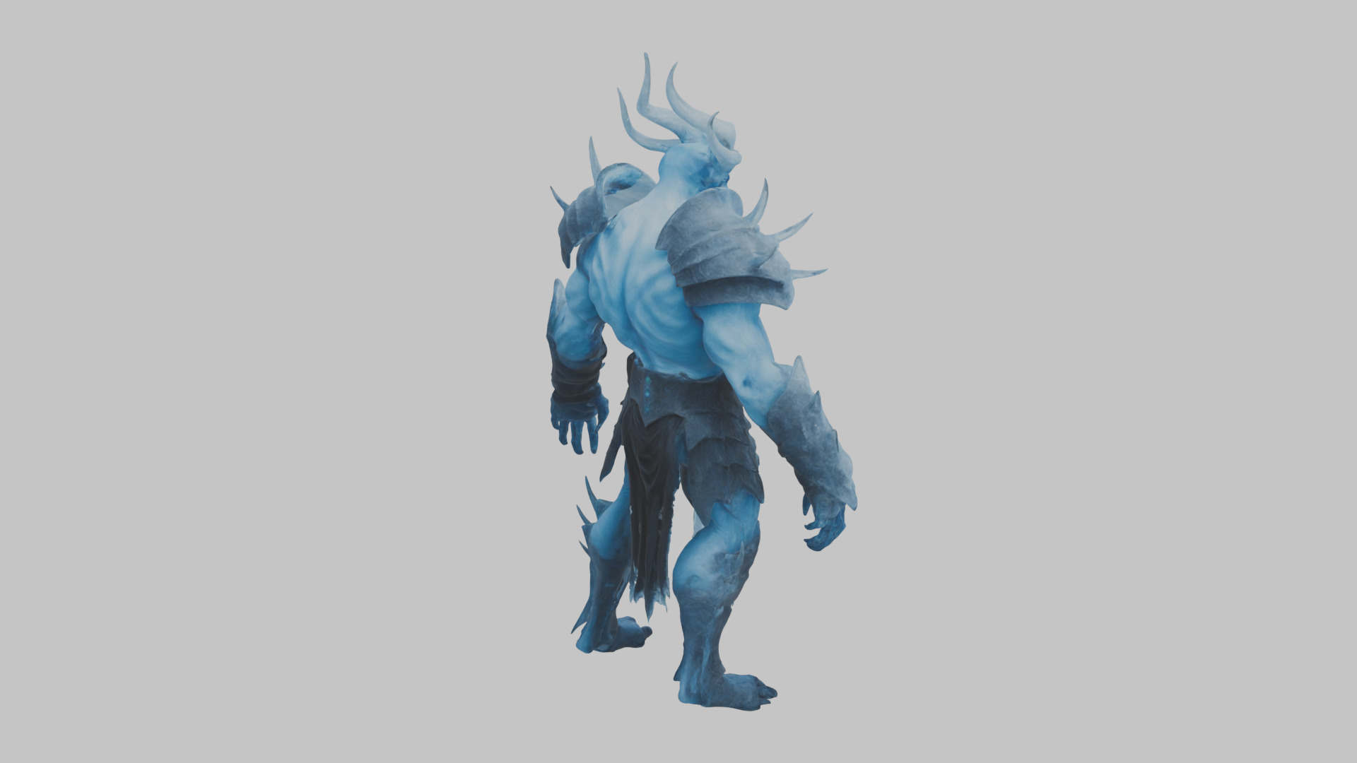 Fantasy Creature Monster Low-poly 3D model_13