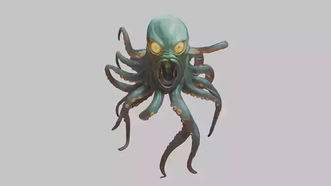 Stone Head with Open Mouth