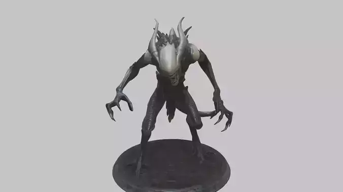 Alien Creature Monster Figure
