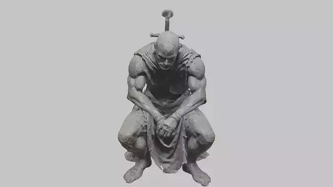 Man Medieval sculpture