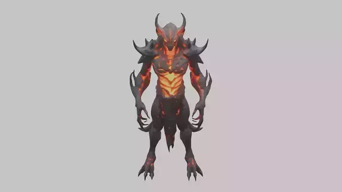 Fantasy Demon Character