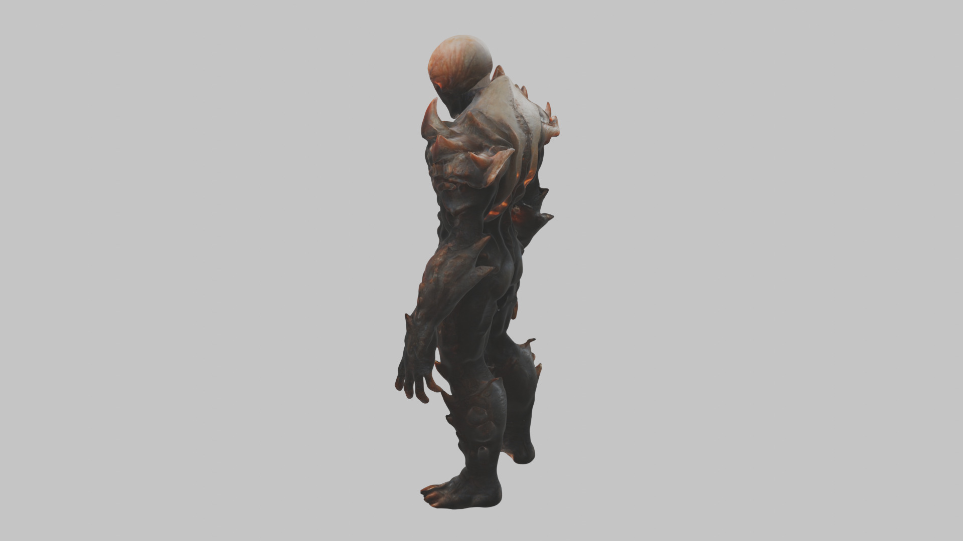 Fantasy Creature Character Low-poly 3D model_3