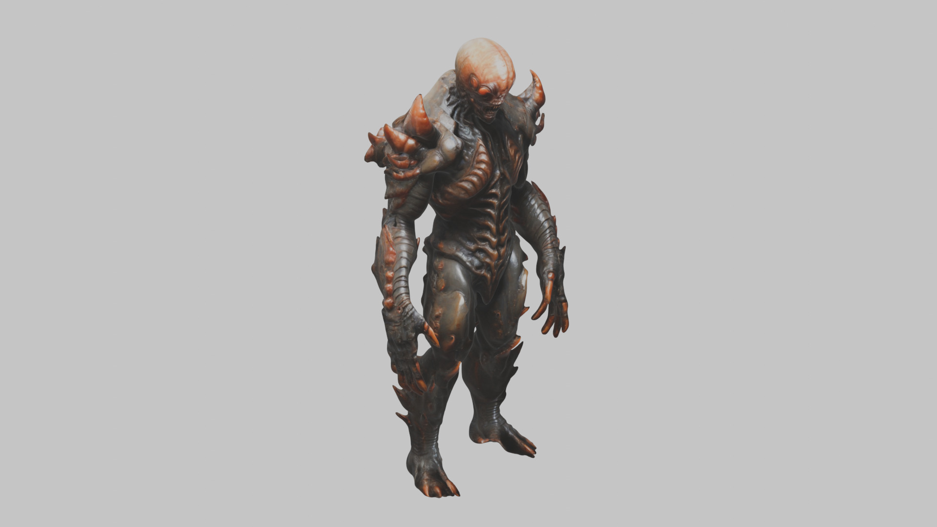 Fantasy Creature Character Low-poly 3D model_9