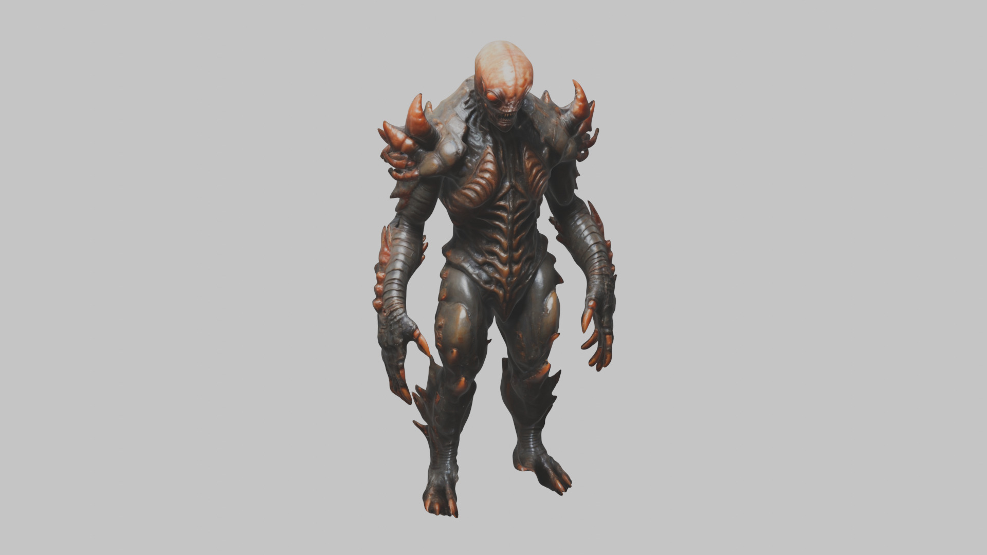 Fantasy Creature Character Low-poly 3D model_8