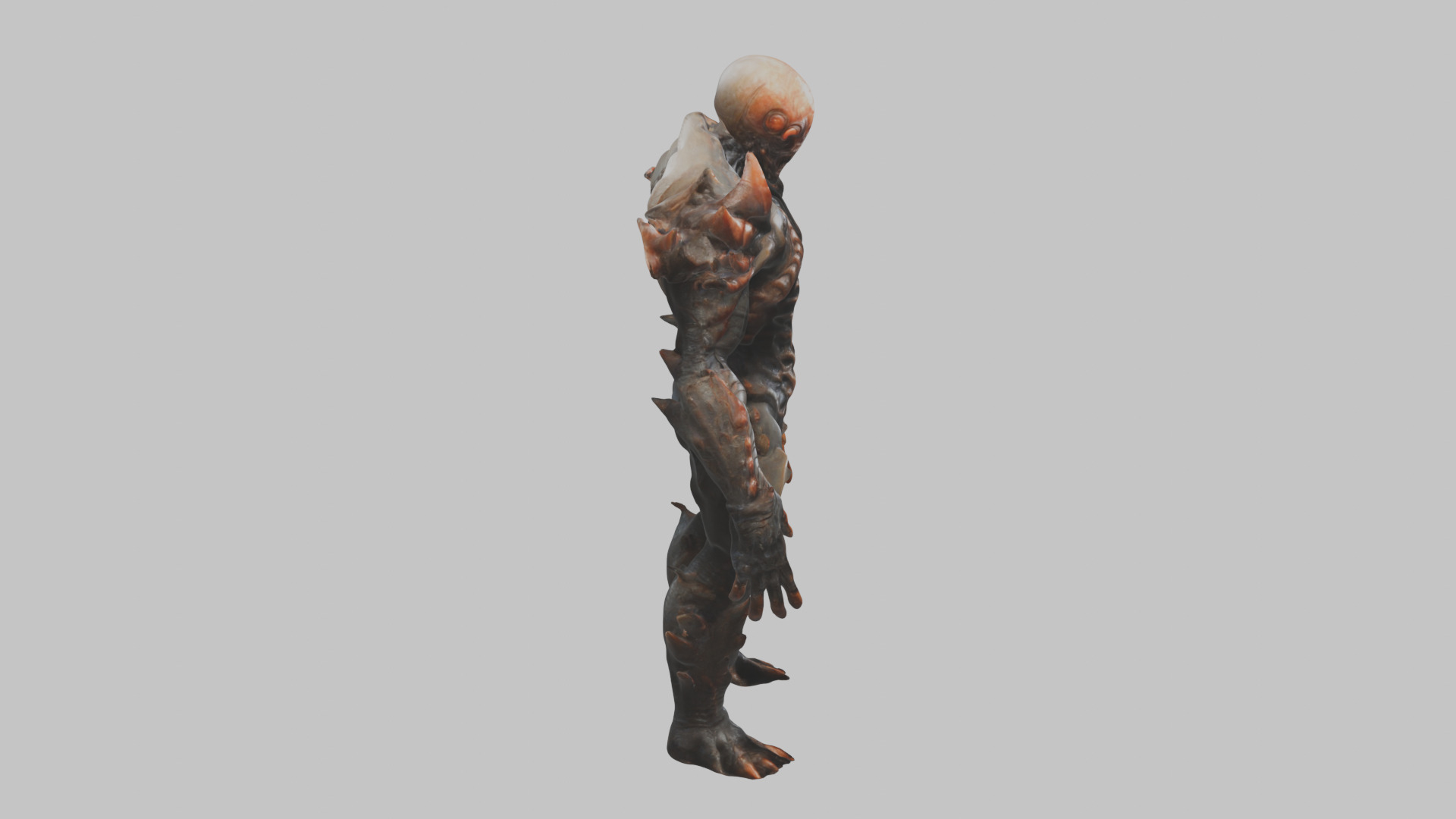 Fantasy Creature Character Low-poly 3D model_11