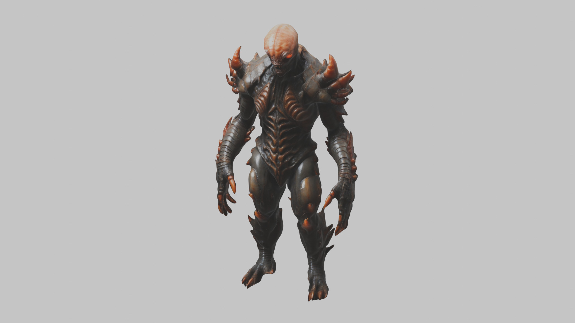 Fantasy Creature Character Low-poly 3D model_7