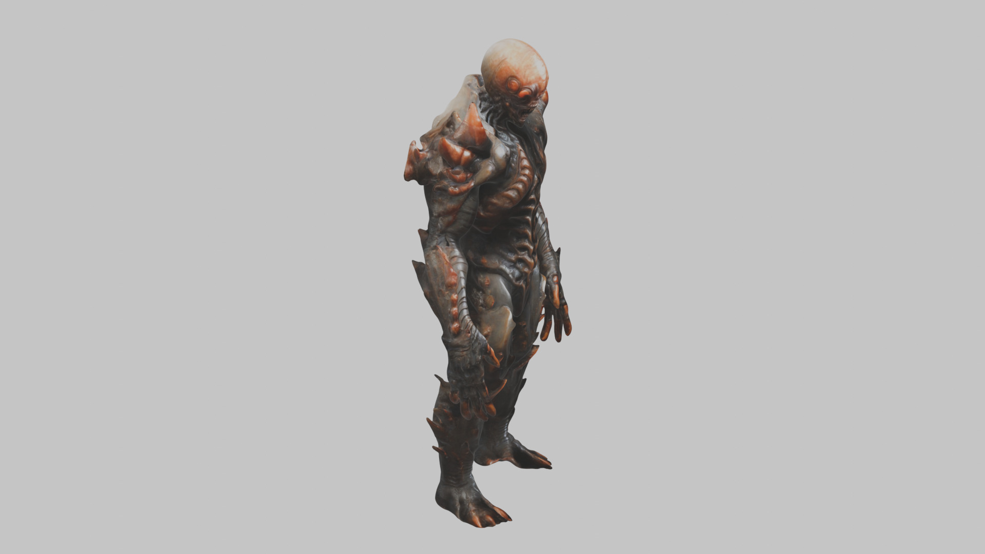 Fantasy Creature Character Low-poly 3D model_10