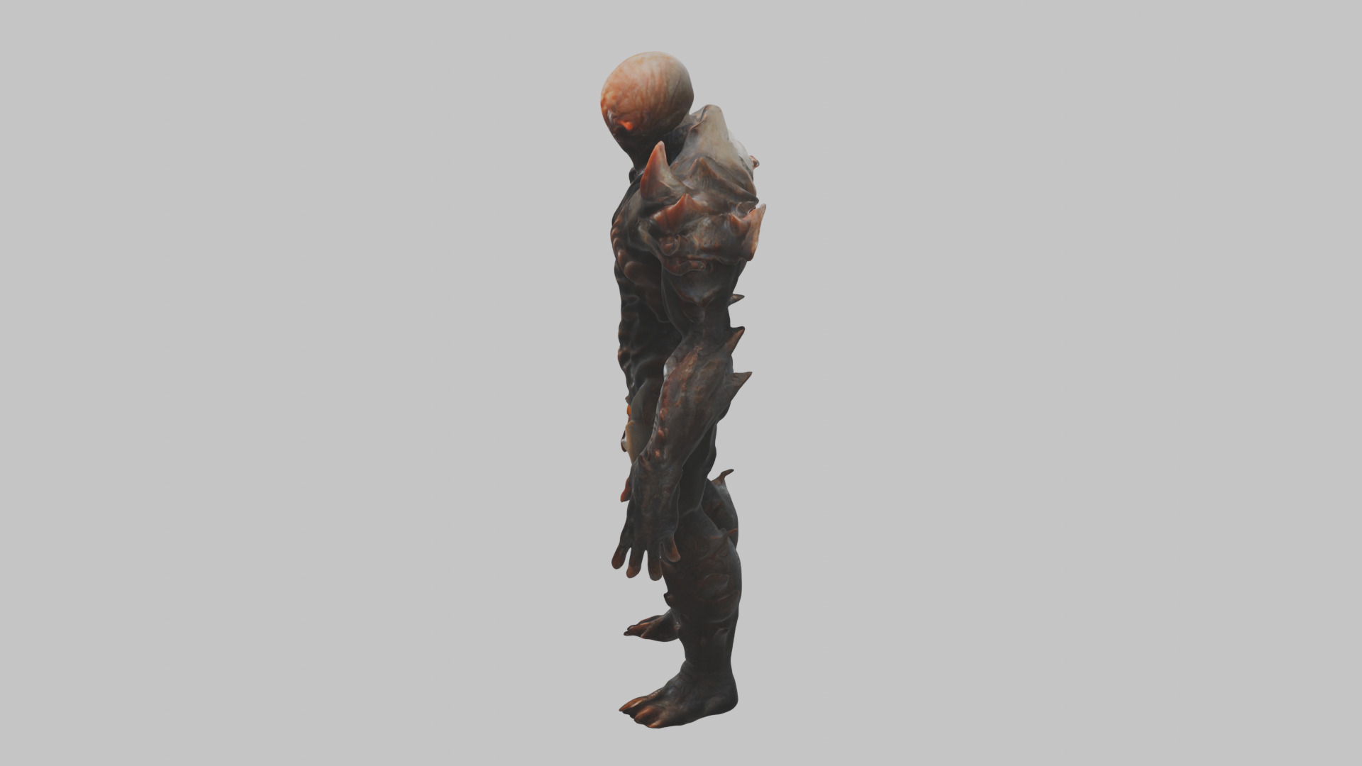 Fantasy Creature Character Low-poly 3D model_4