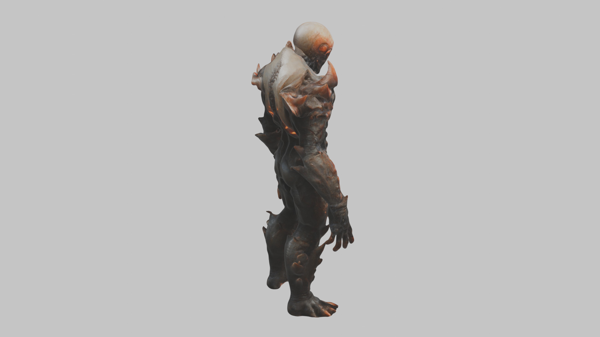 Fantasy Creature Character Low-poly 3D model_12