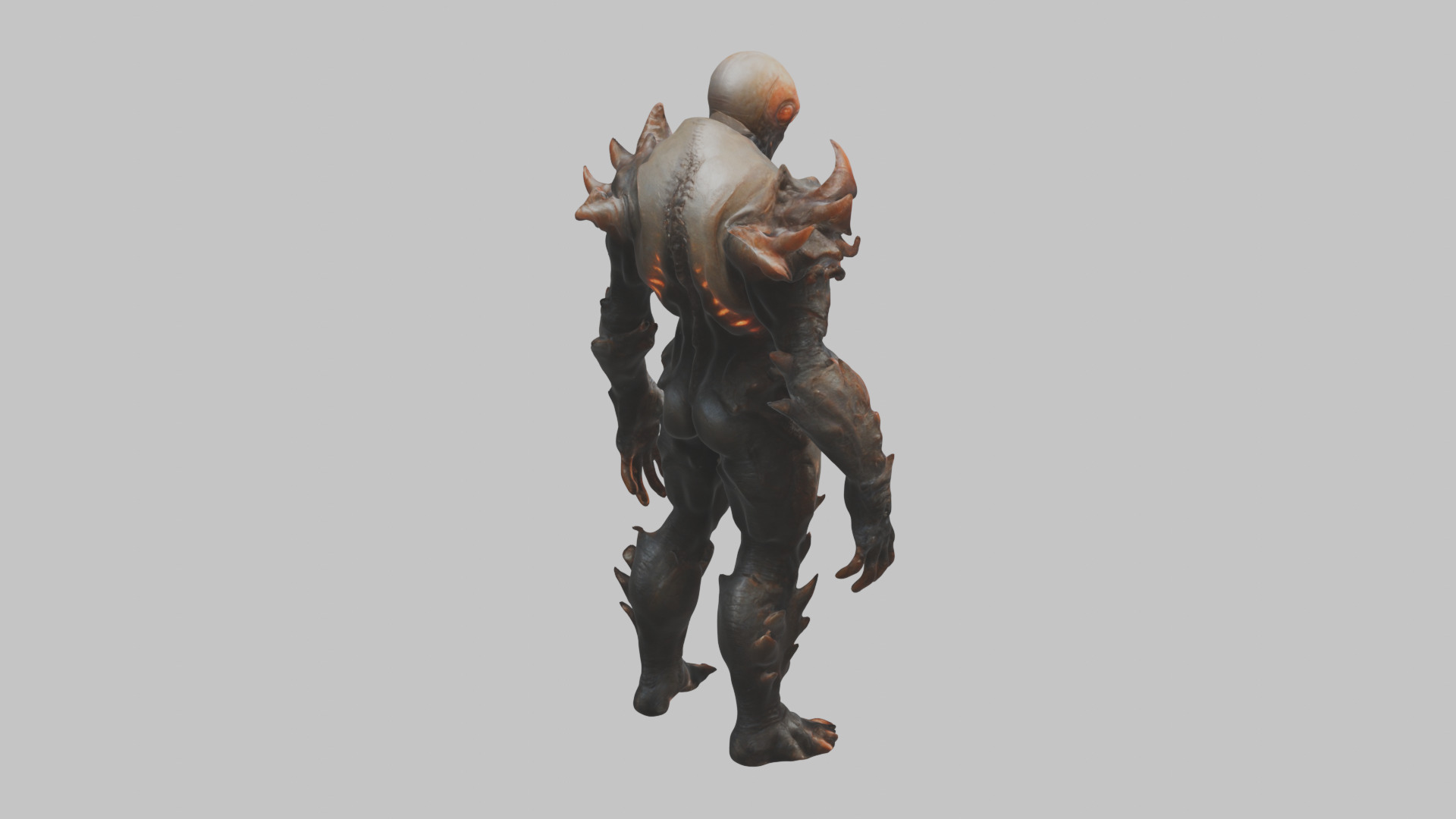 Fantasy Creature Character Low-poly 3D model_13