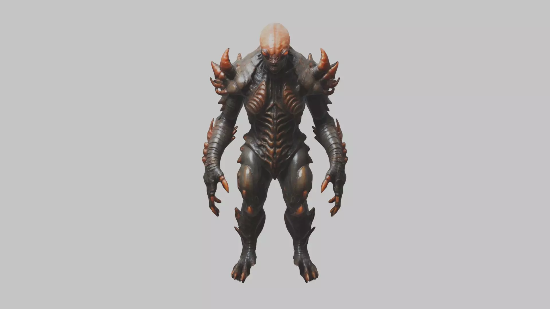 Fantasy Creature Character Low-poly 3D model_0