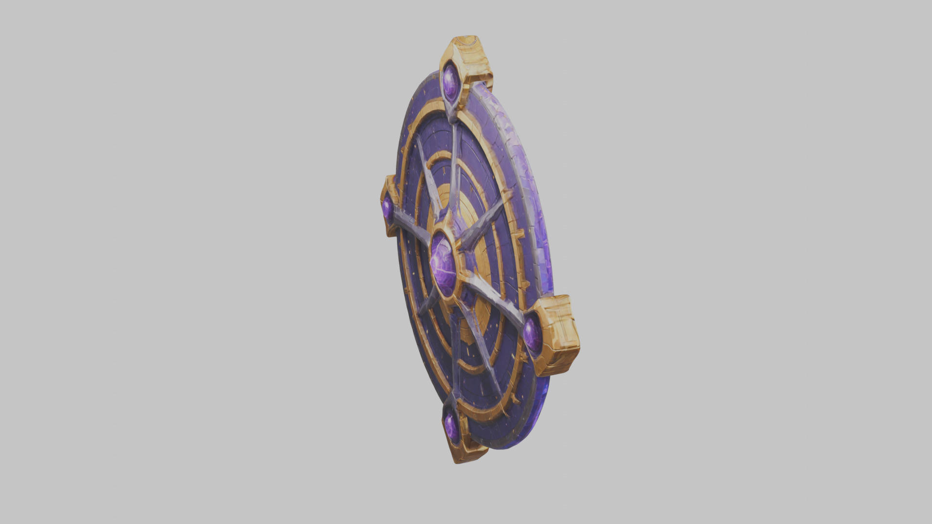 Sci-Fi Chrono Forge Energy Weapon Model Low-poly 3D model_12