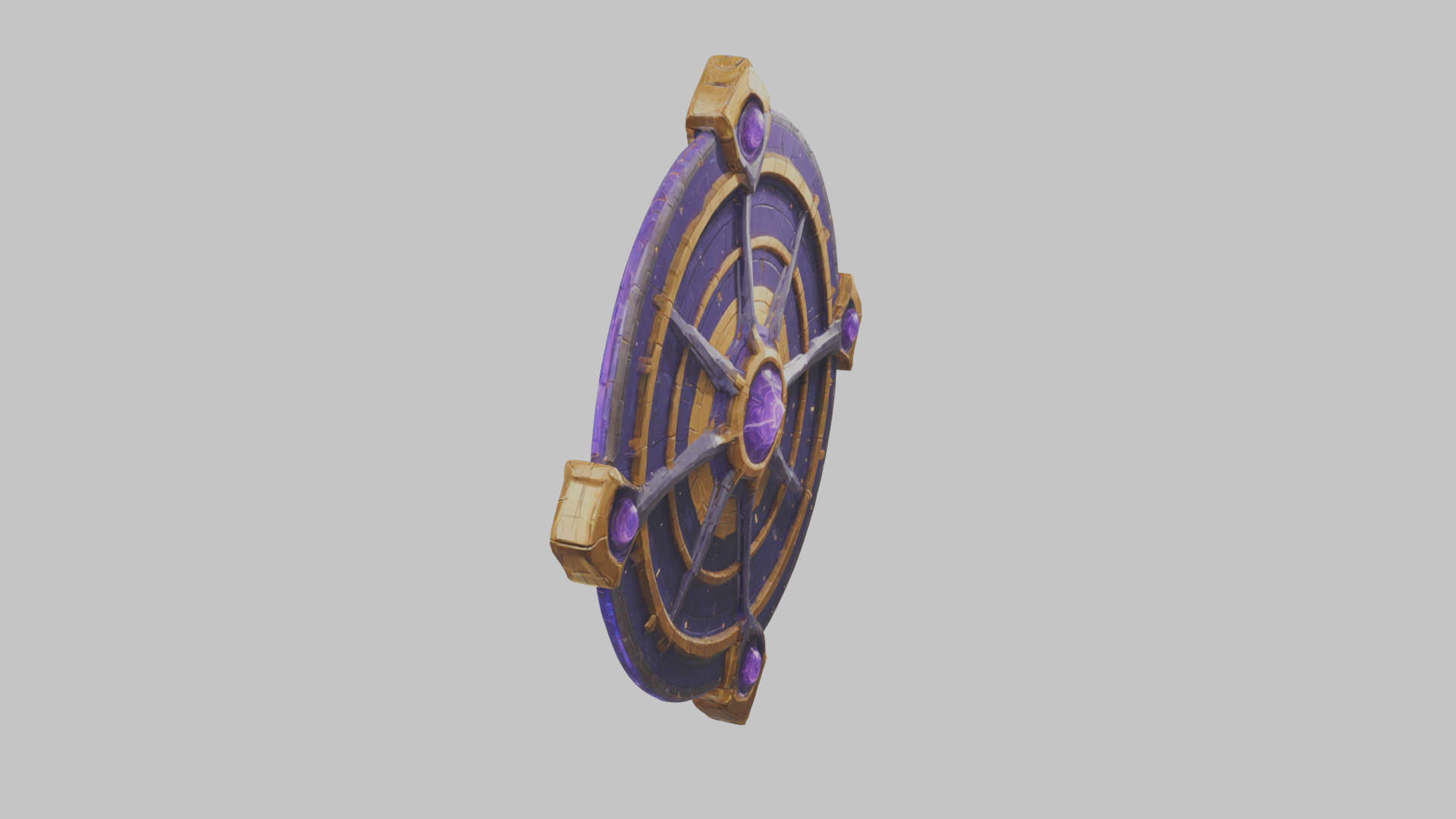 Sci-Fi Chrono Forge Energy Weapon Model Low-poly 3D model_3
