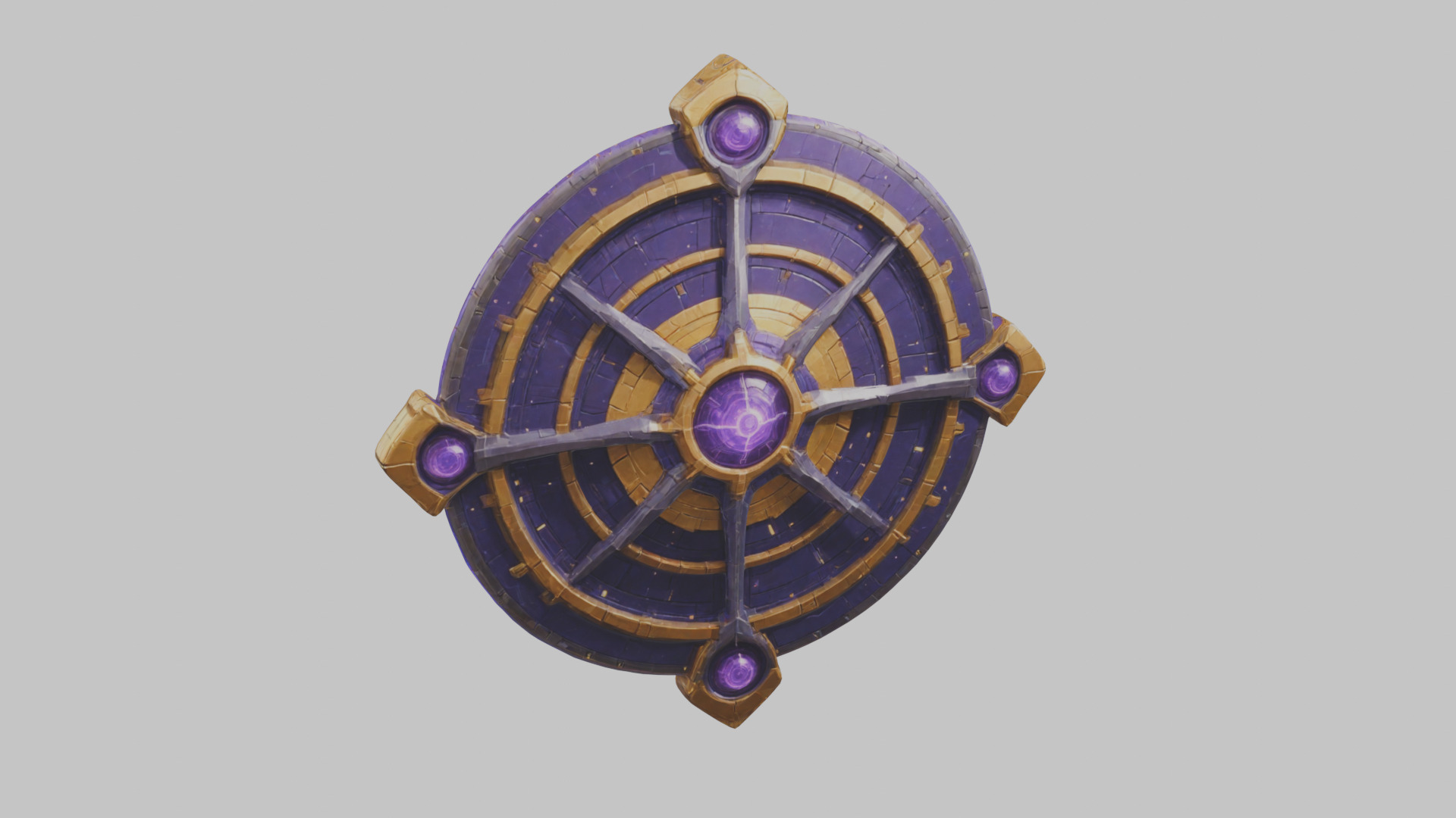 Sci-Fi Chrono Forge Energy Weapon Model Low-poly 3D model_1