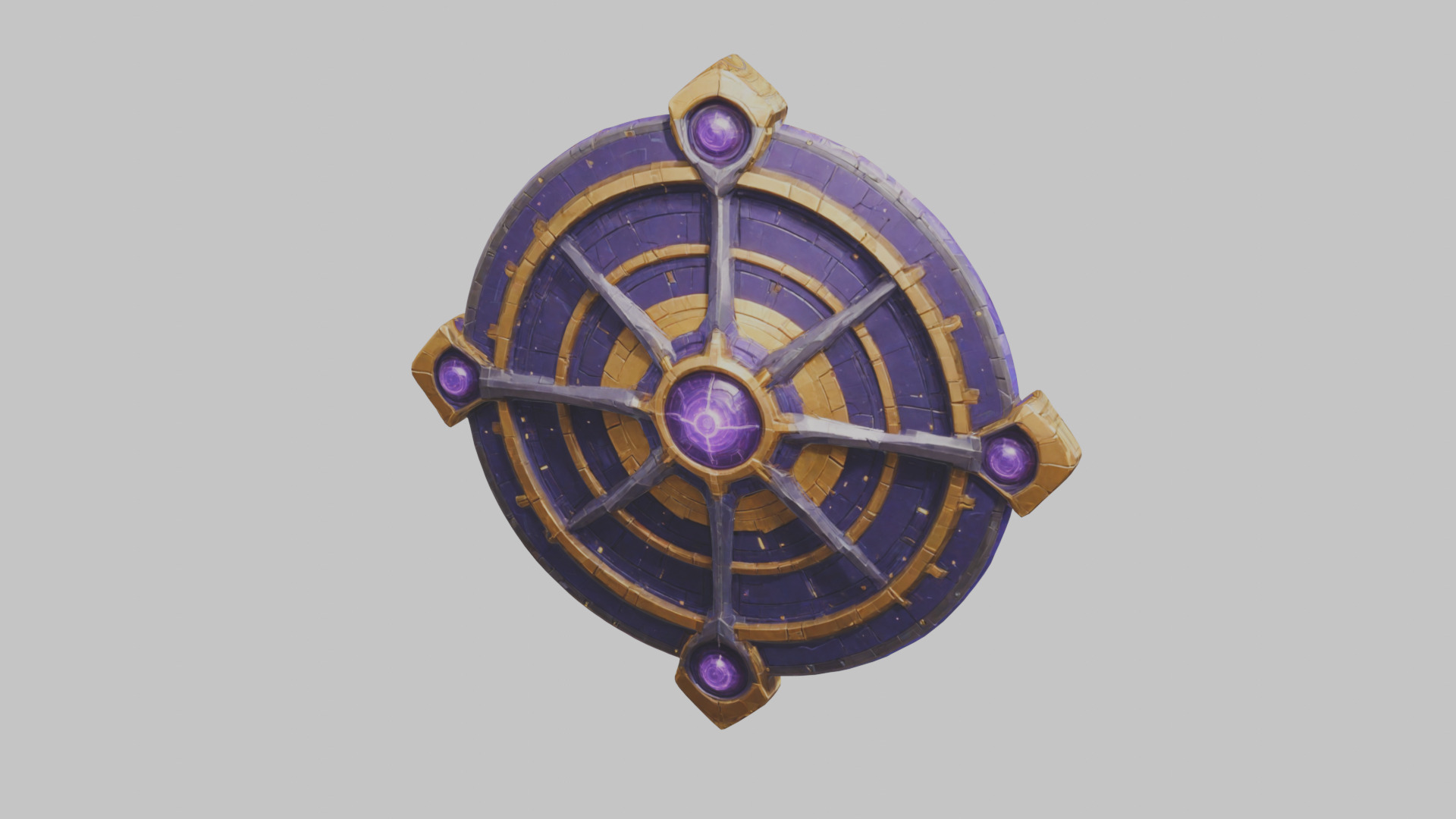 Sci-Fi Chrono Forge Energy Weapon Model Low-poly 3D model_14