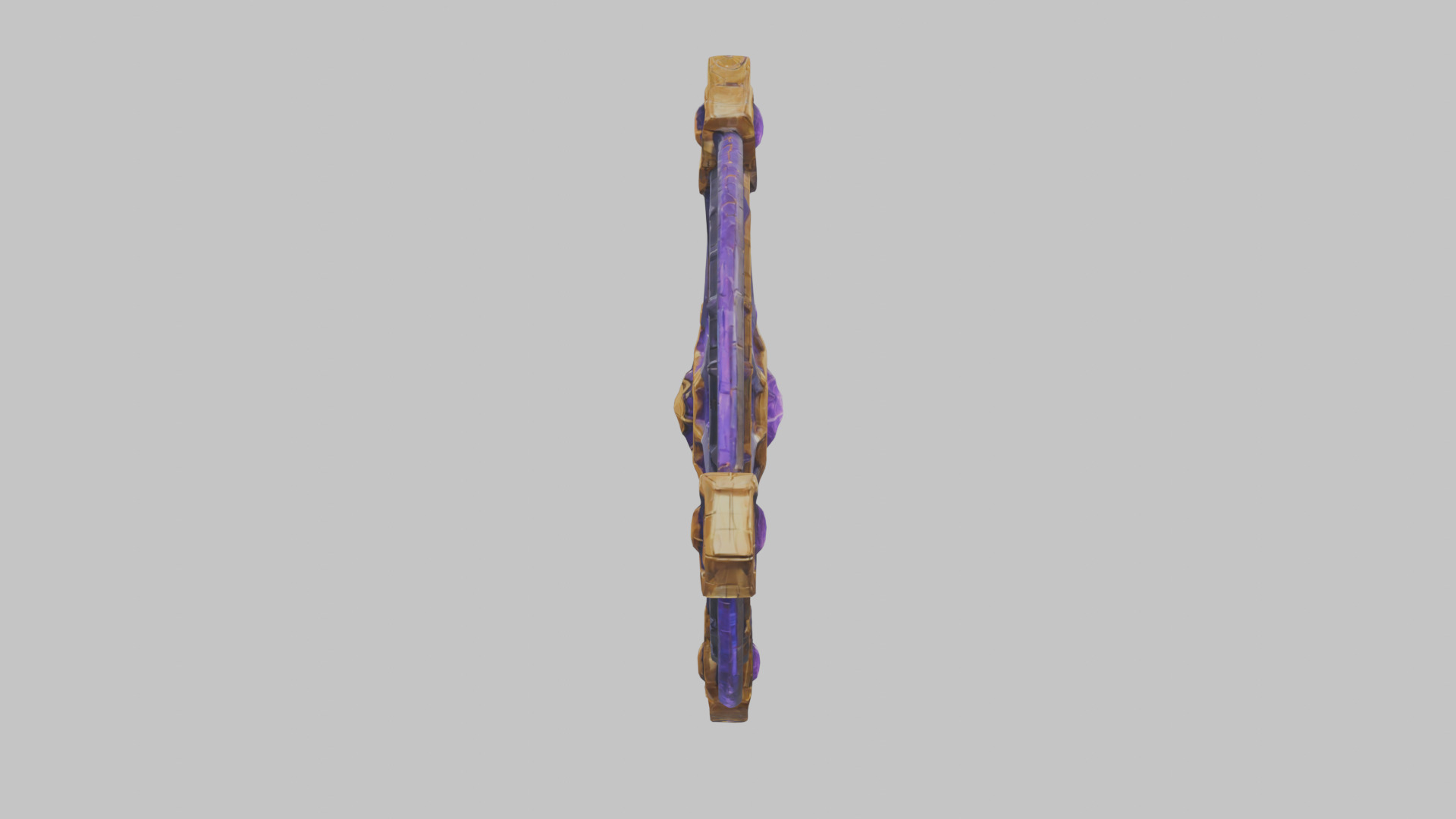 Sci-Fi Chrono Forge Energy Weapon Model Low-poly 3D model_4