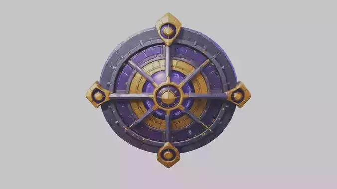 Sci-Fi Chrono Forge Energy Weapon Model