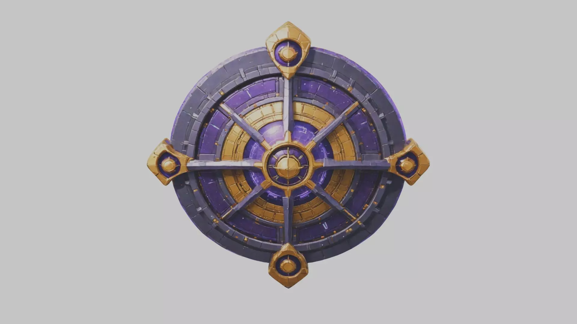 Sci-Fi Chrono Forge Energy Weapon Model Low-poly 3D model_0