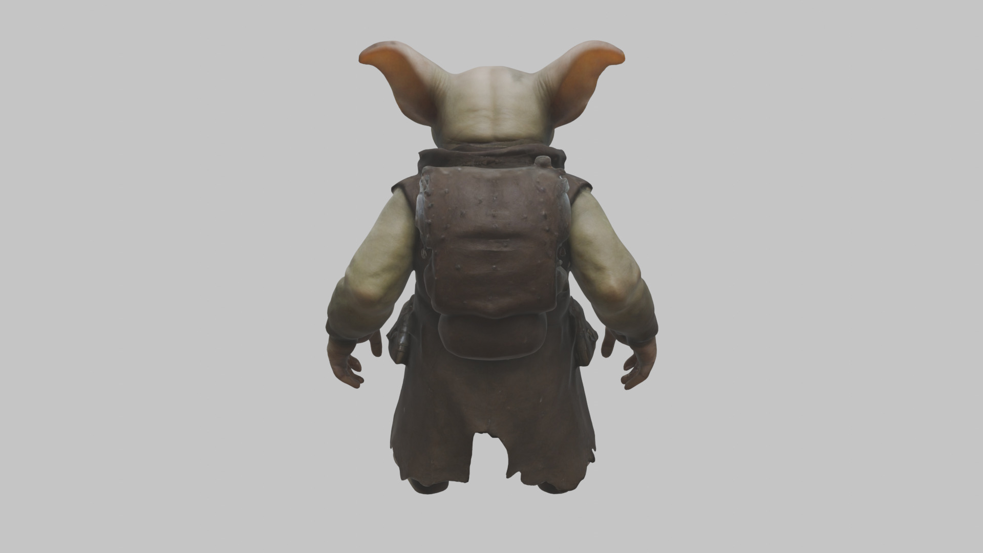 Fantasy Goblin Character Low-poly 3D model_15