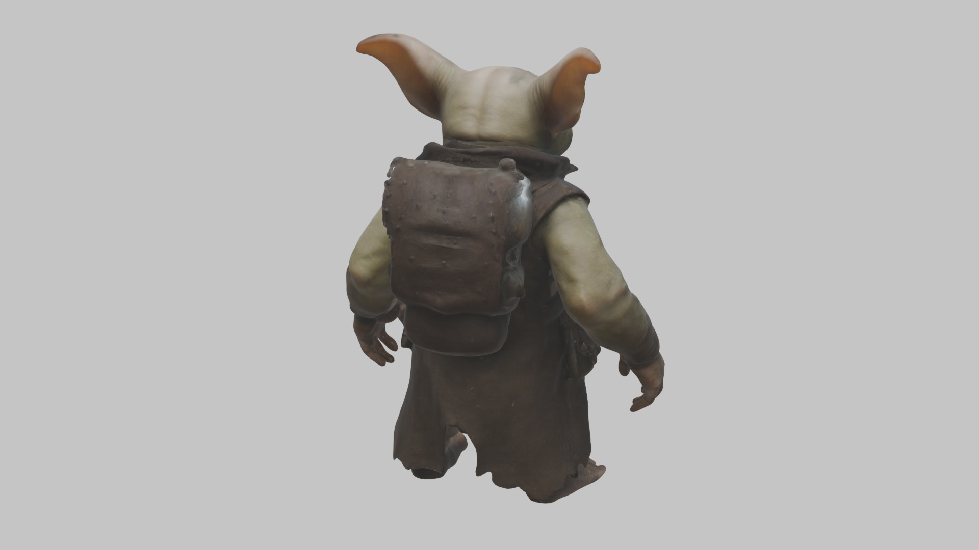 Fantasy Goblin Character Low-poly 3D model_14