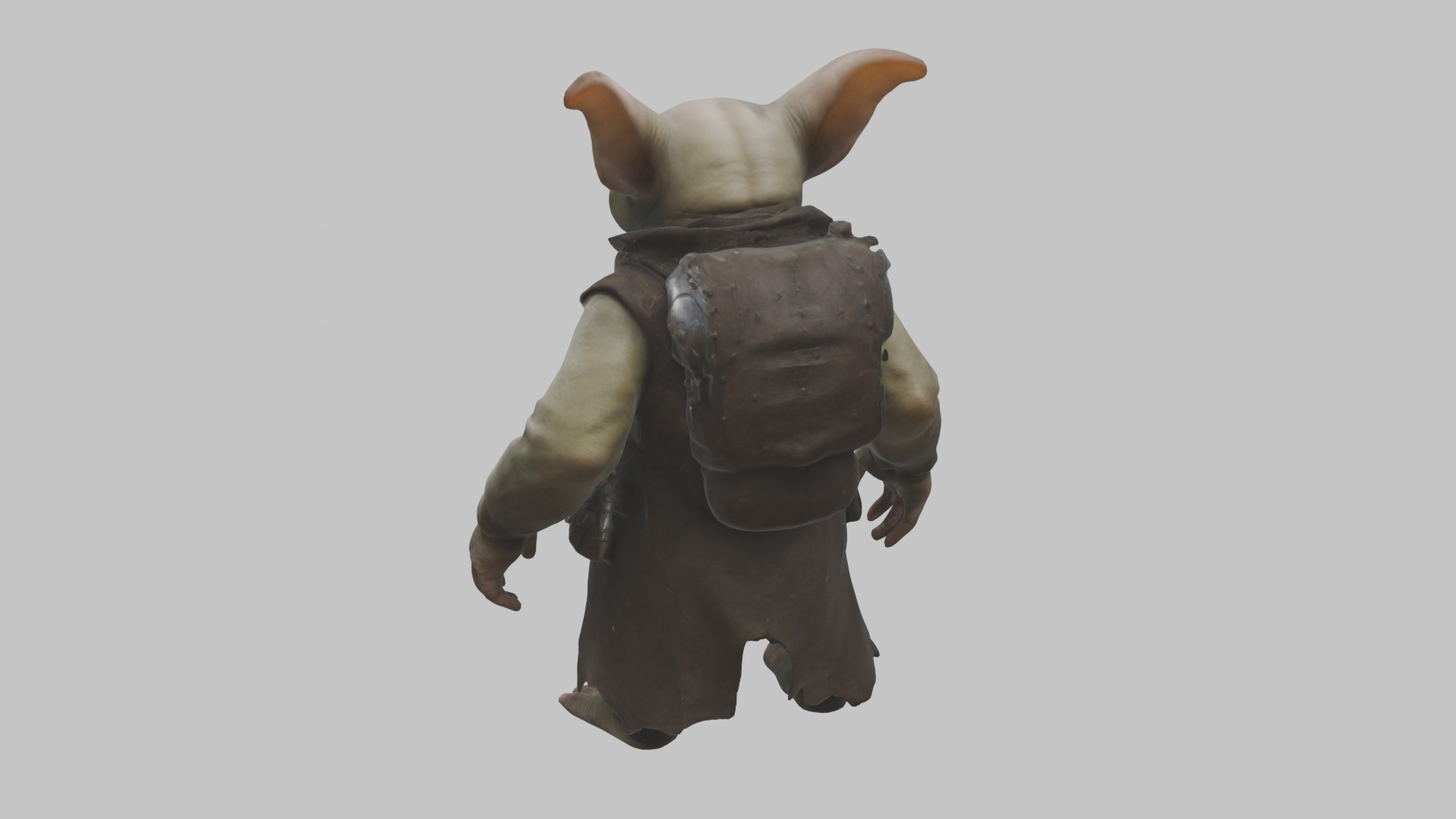 Fantasy Goblin Character Low-poly 3D model_1