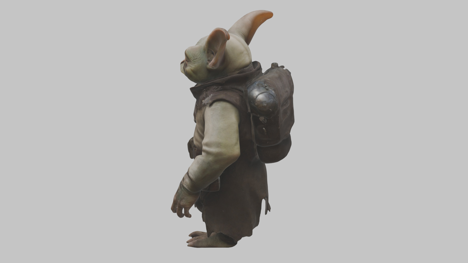 Fantasy Goblin Character Low-poly 3D model_3
